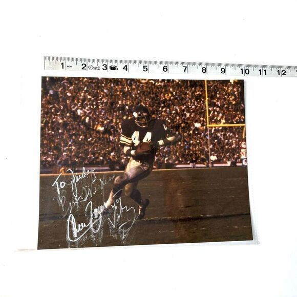Chuck Foreman #44 Minnesota Vikings Signed 8x10 Photo Autographed NFL Legend - Picture 3 of 3